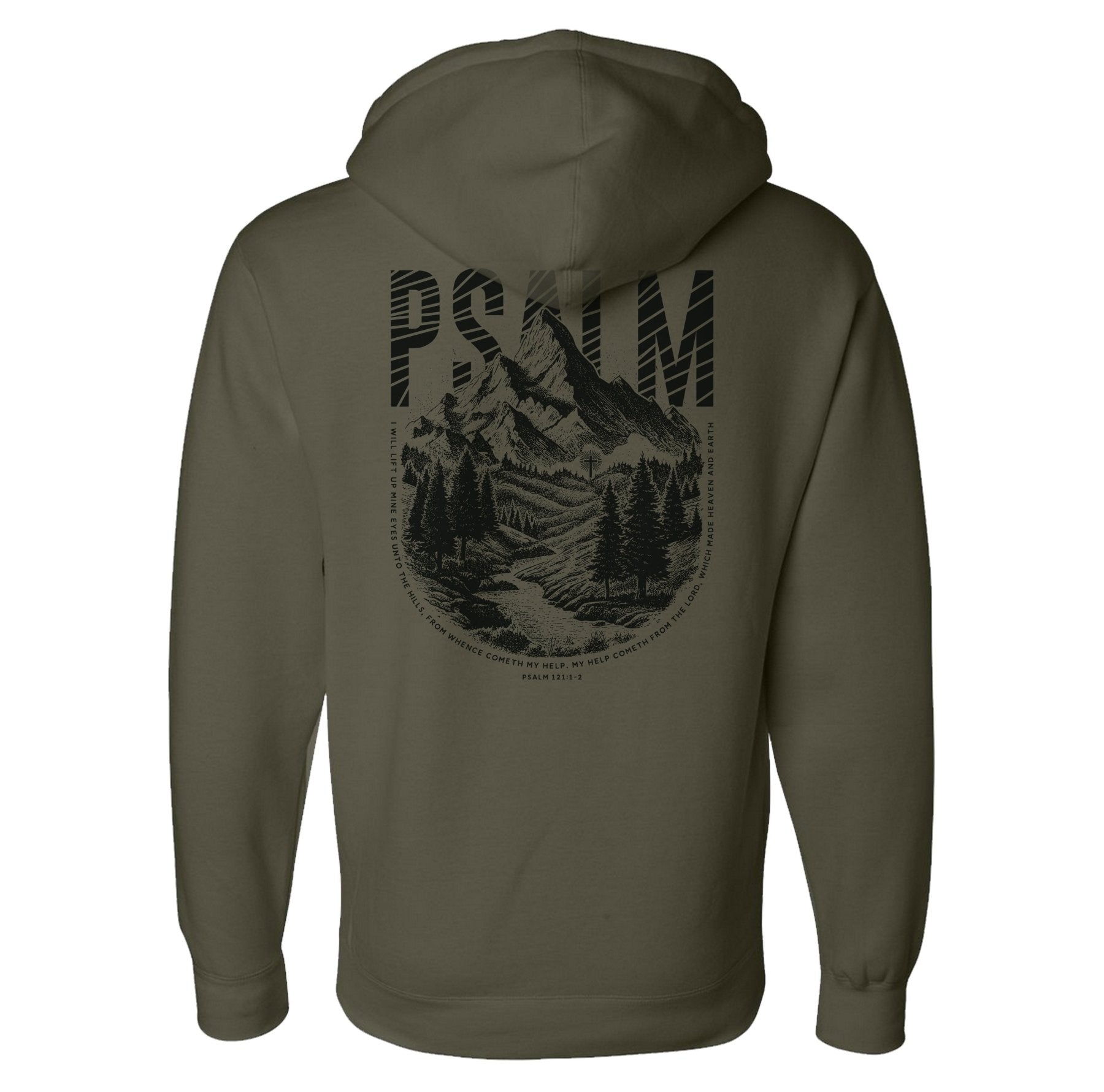 Psalm Mountain Hoodie - Small - Hoodie