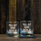 Pull Out Game Low Ball Set - Glassware