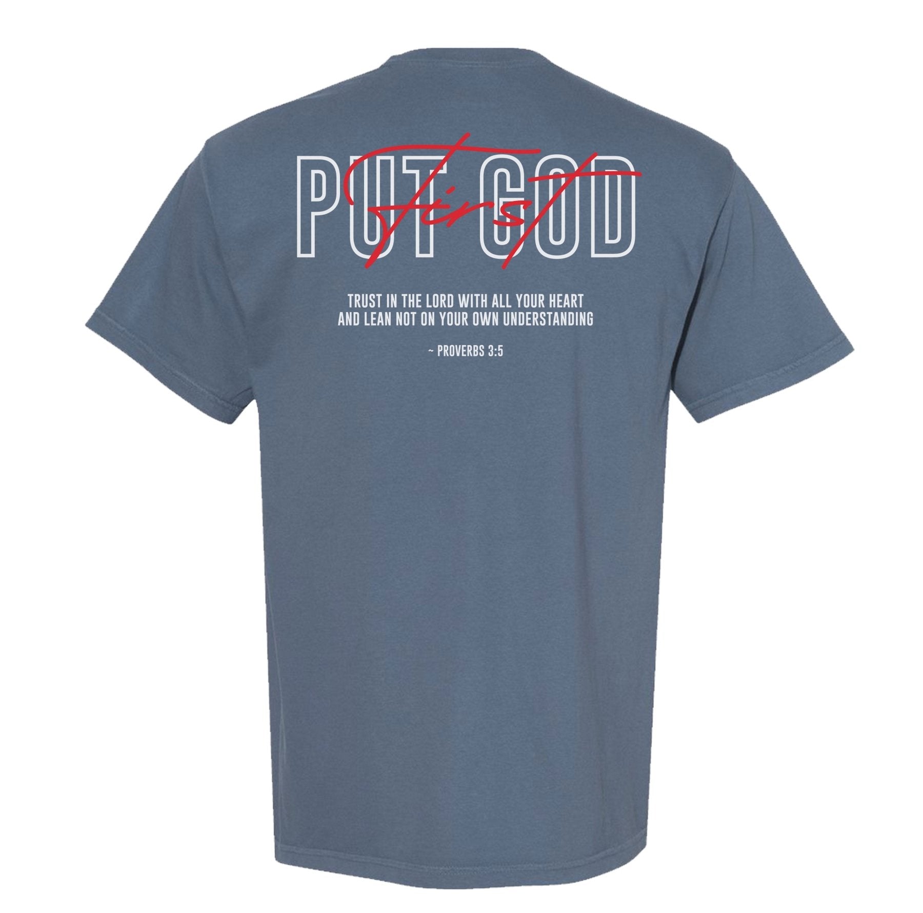 Put God First Heavyweight Tee - Small - Shirt