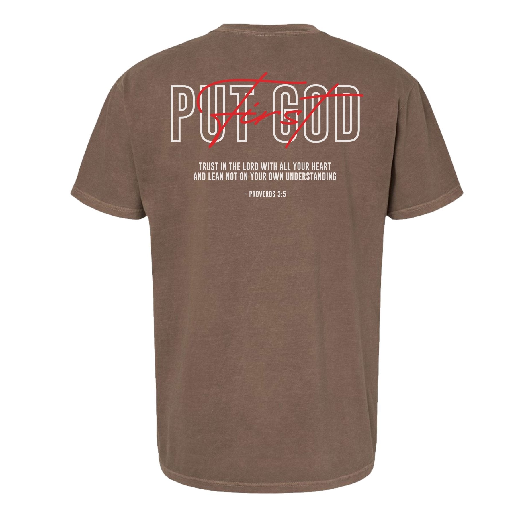 Put God First Heavyweight Tee - Small - Shirt