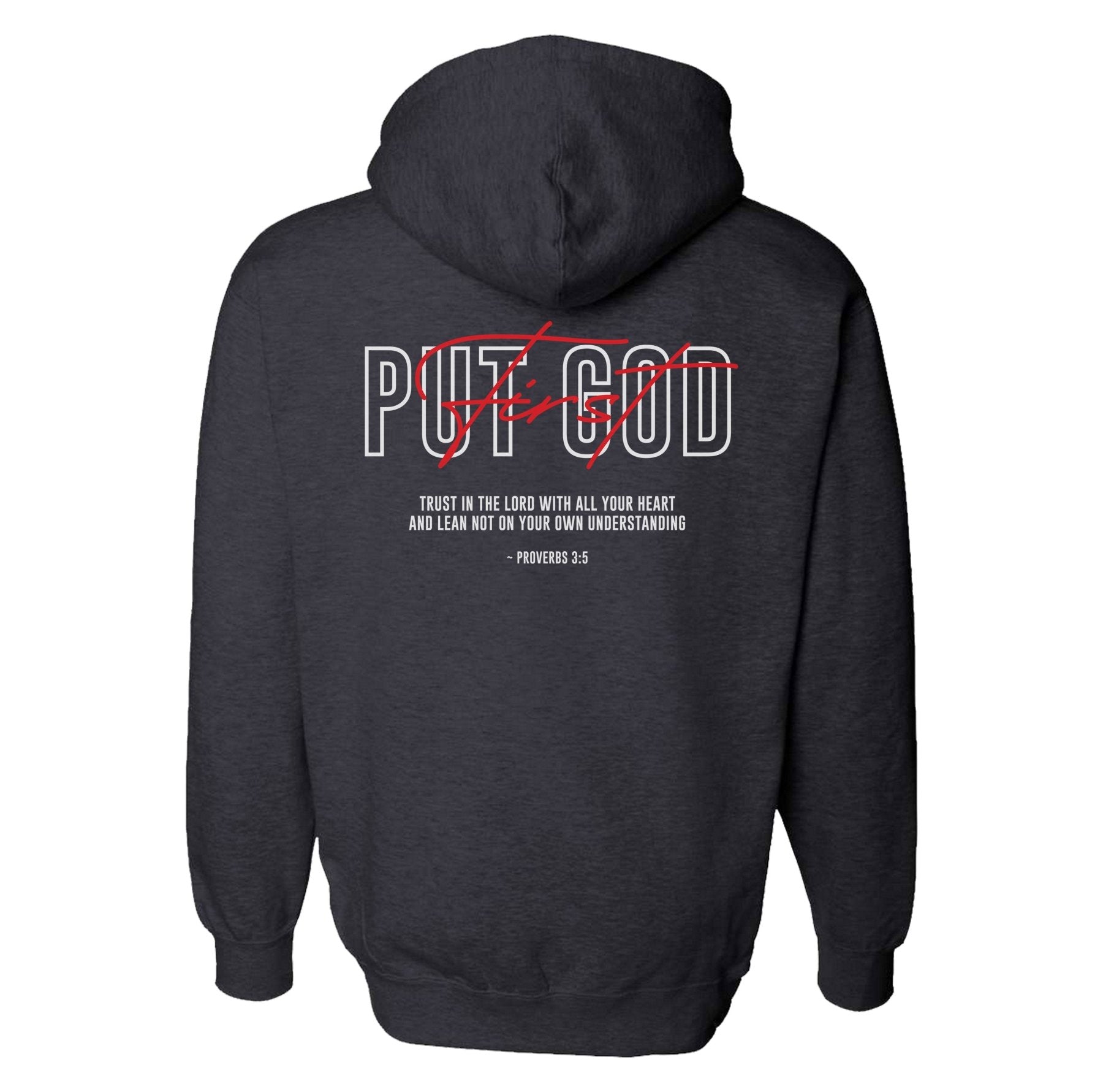 Put God First Hoodie - Small - Hoodie