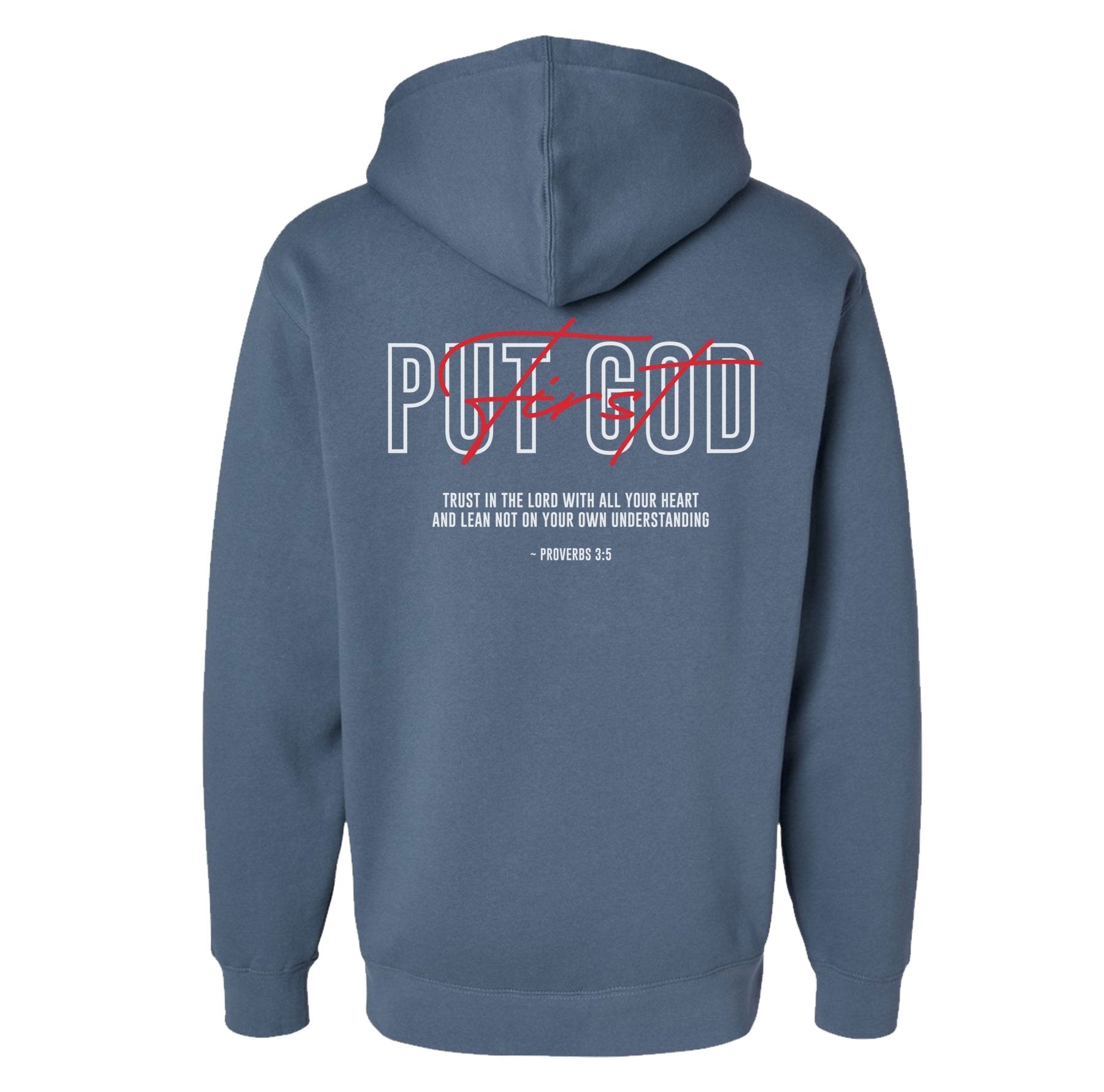 Put God First Hoodie - Small - Hoodie