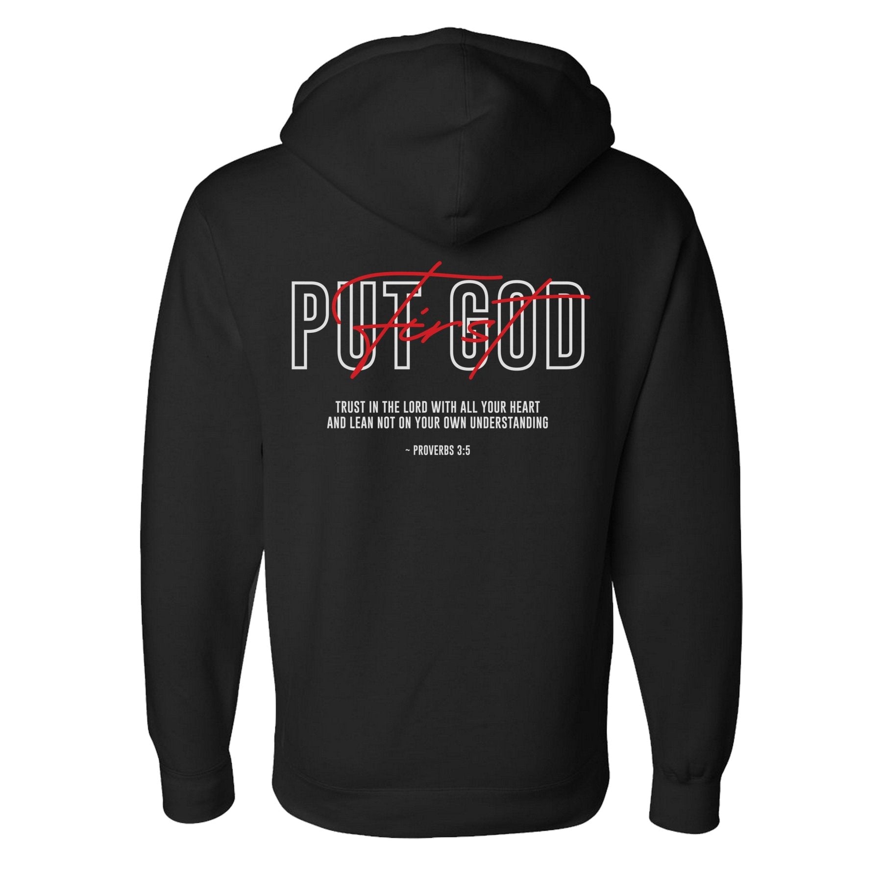Put God First Hoodie - Small - Hoodie