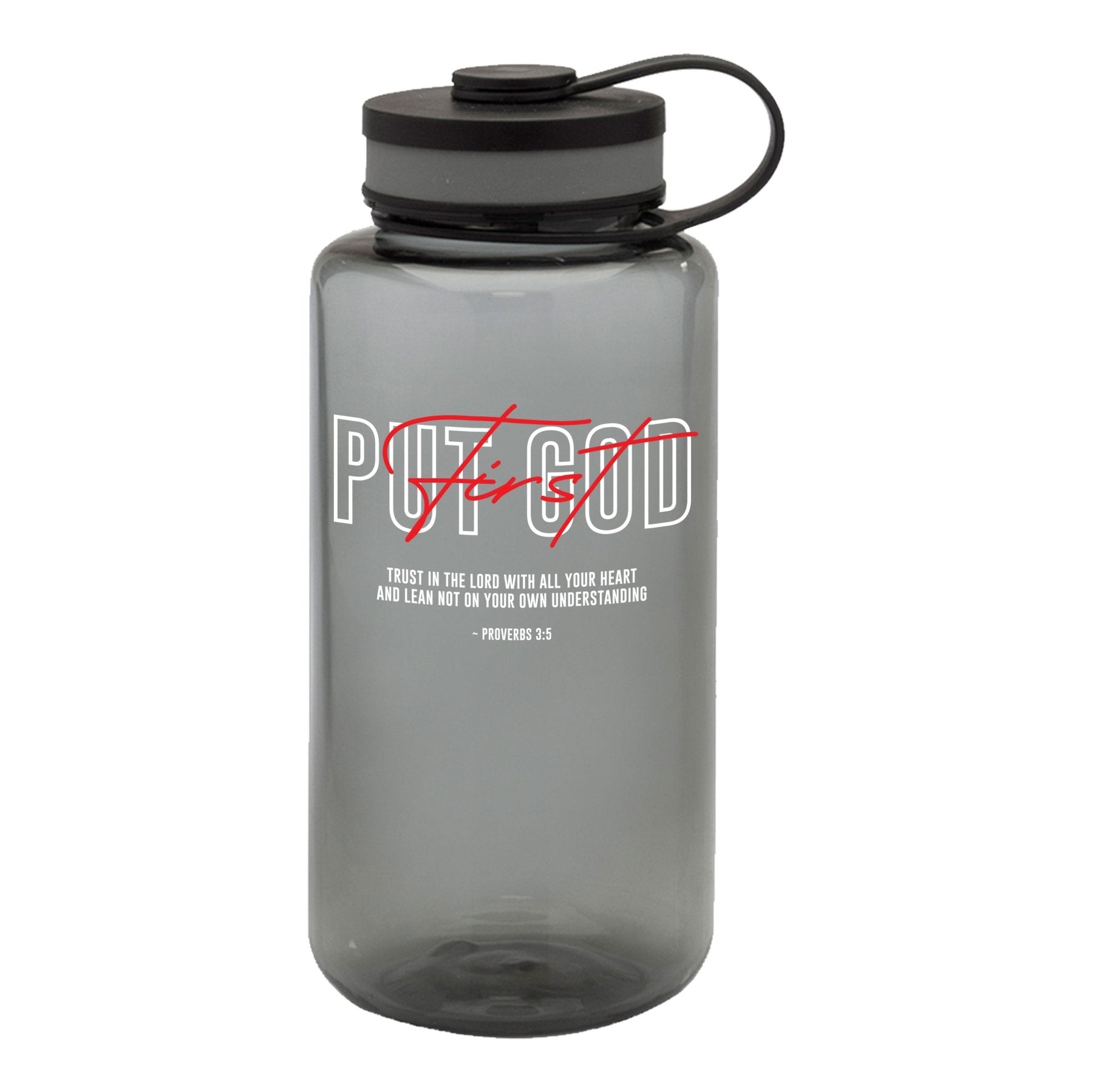 Put God First Water Bottle - 38oz - Water Bottle
