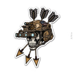 Quad Nods Mori Sticker - 3.75" - Sticker