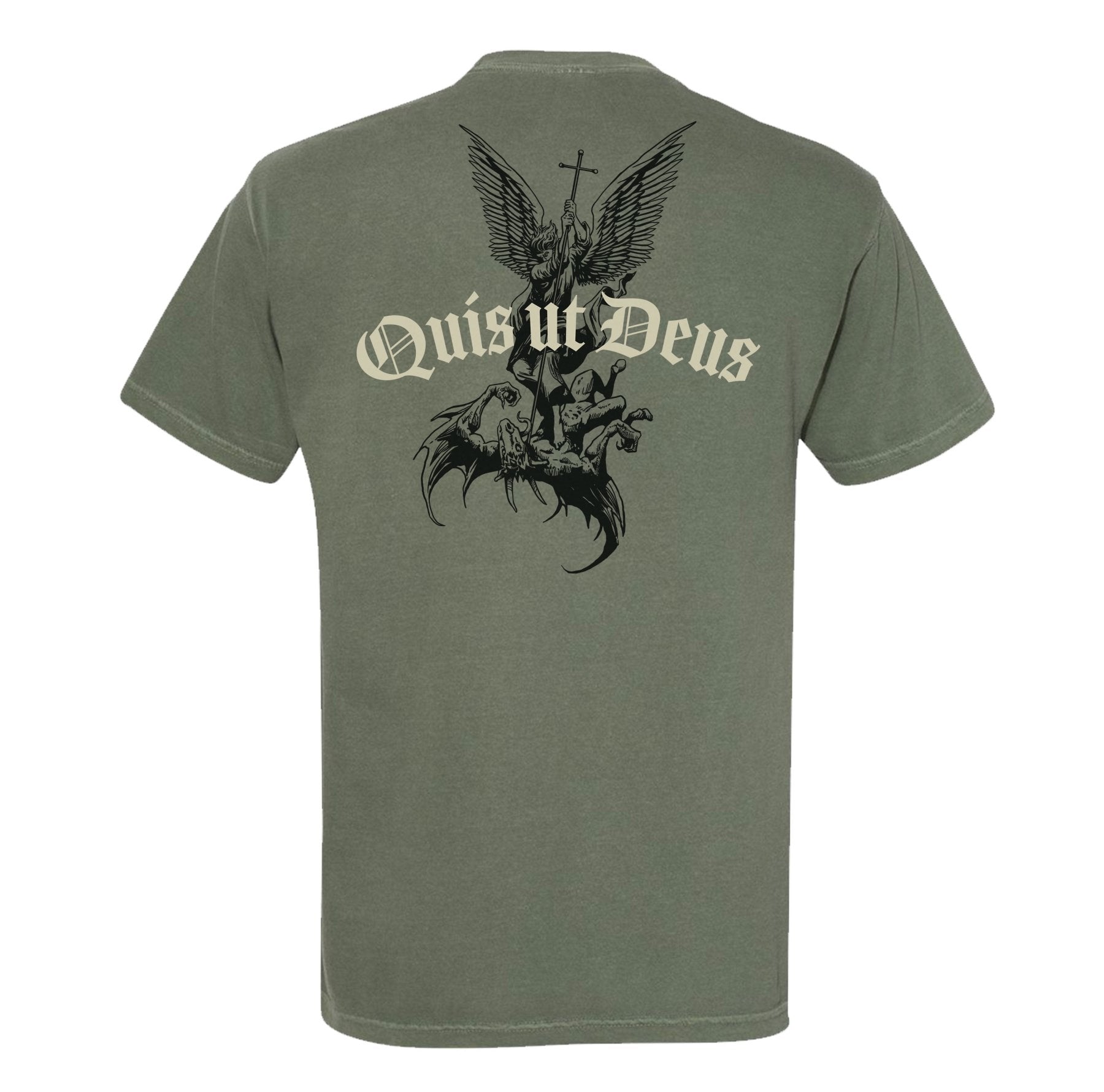 Quis ut Deus Heavyweight Tee - Small - Shirt
