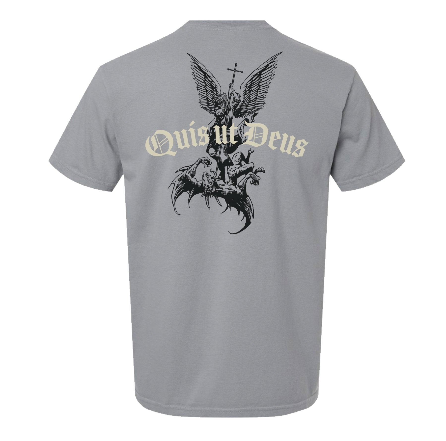 Quis ut Deus Heavyweight Tee - Small - Shirt