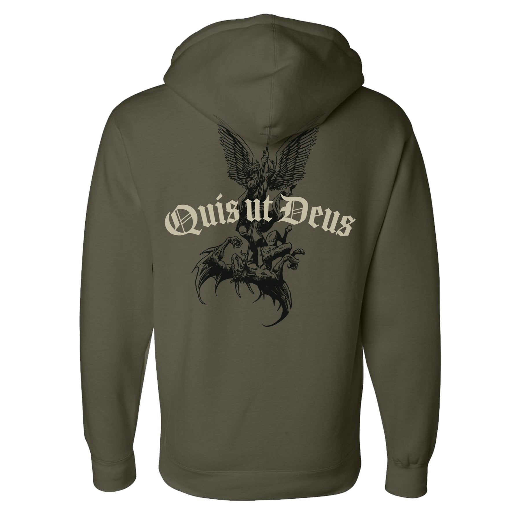 Quis ut Deus Hoodie - Small - Hoodie
