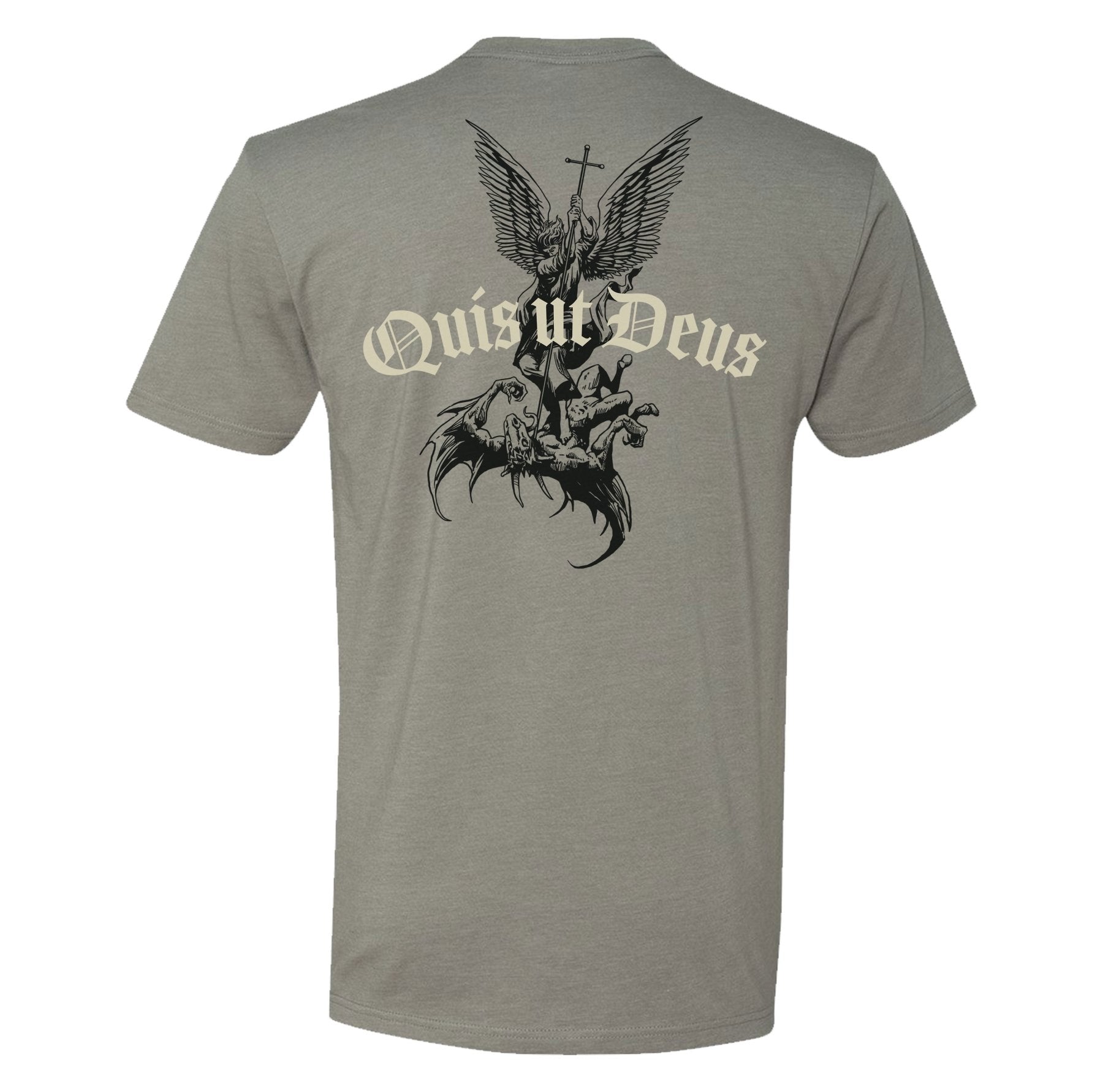Quis ut Deus Tee - Small - Shirt