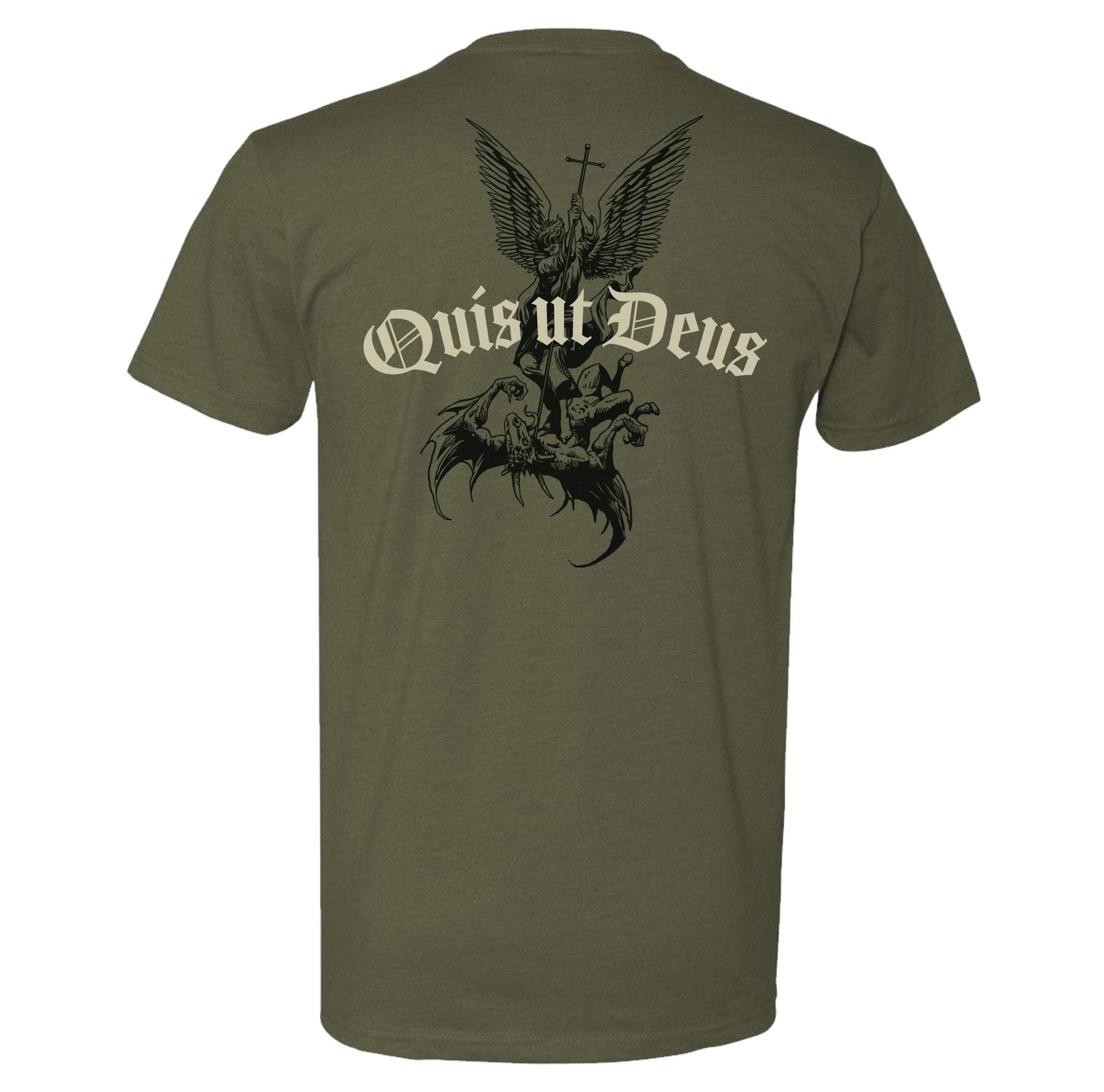 Quis ut Deus Tee - Small - Shirt