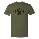 Ranger 74 - 84 Skull Diamond Tee - 1st Batt - Shirt