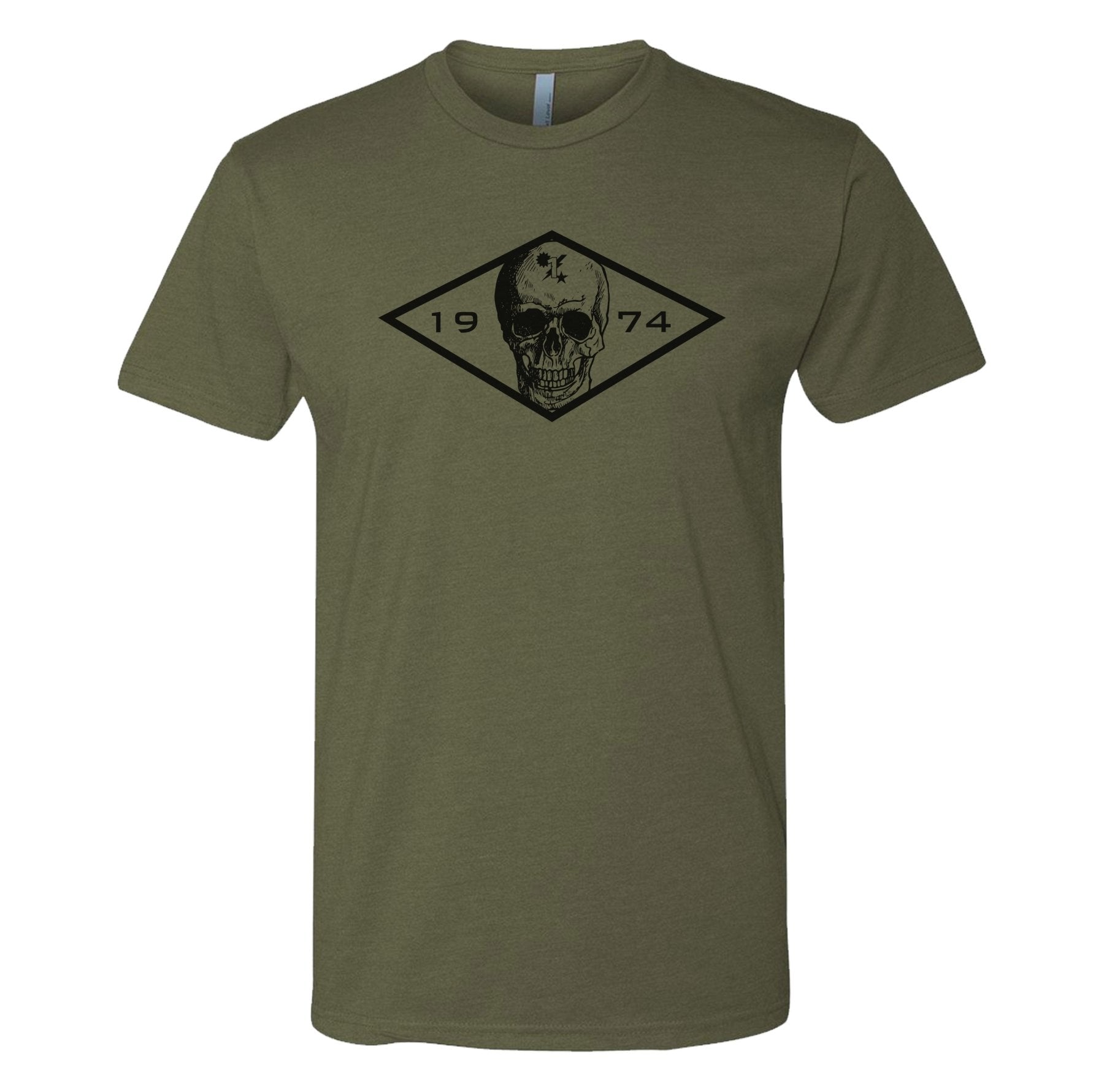 Ranger 74 - 84 Skull Diamond Tee - 1st Batt - Shirt