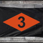 Ranger Batt Diamond Flag - 3' x 5' - Flag