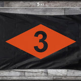 Ranger Batt Diamond Flag - 3' x 5' - Flag