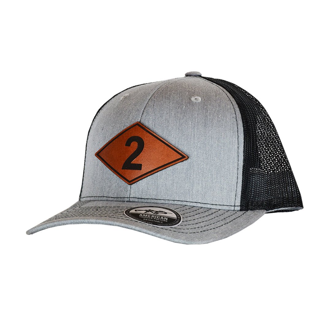 Ranger Batt Diamond Leather Patch - 2D Batt - Headwear