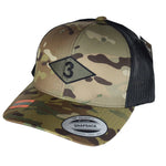 Ranger Batt Diamond Snapback - 1st Batt - Headwear