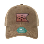 Ranger Batt Guidon Dad Hat - Brown/ Khaki Mesh - Headwear