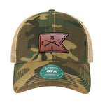 Ranger Batt Guidon Dad Hat - Woodland / Khaki Mesh - Headwear