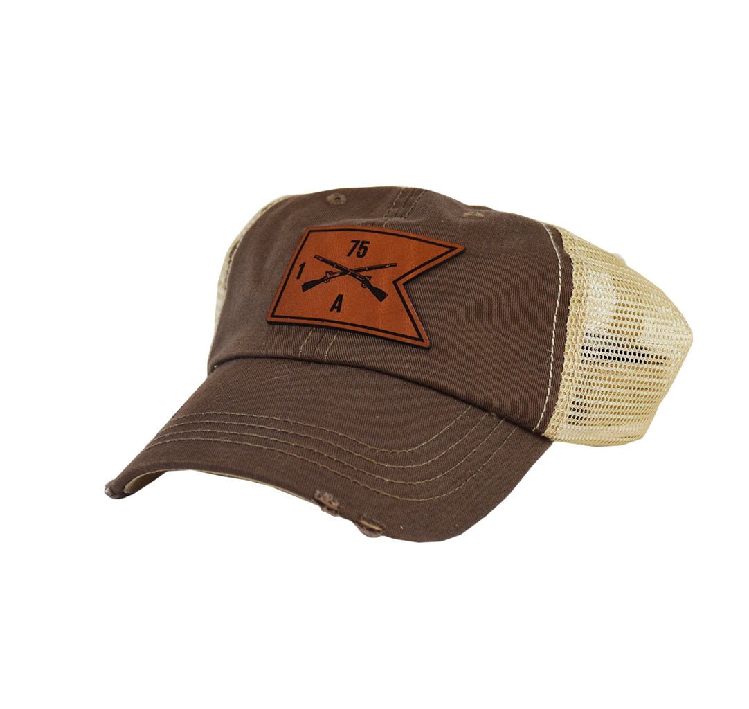 Ranger Batt Guidon Dad Hat - OD Green/Khaki Mesh - Headwear