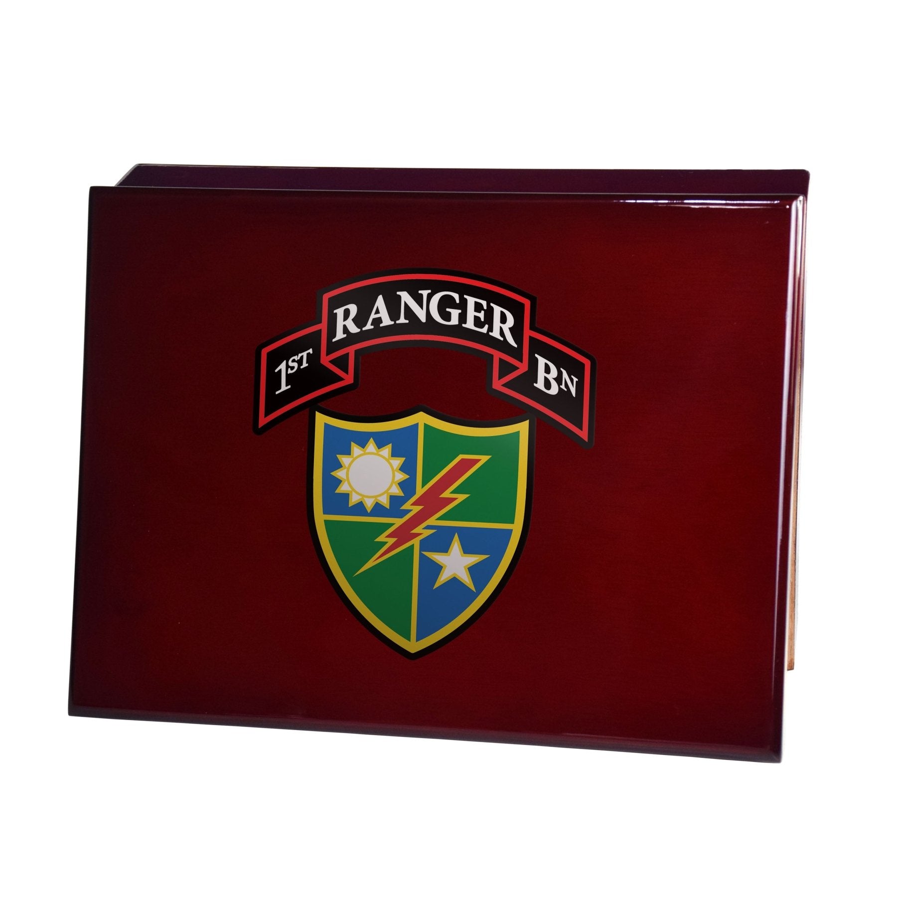 Ranger Batt UV Printed Cigar Humidor - 1st Battalion - Humidor