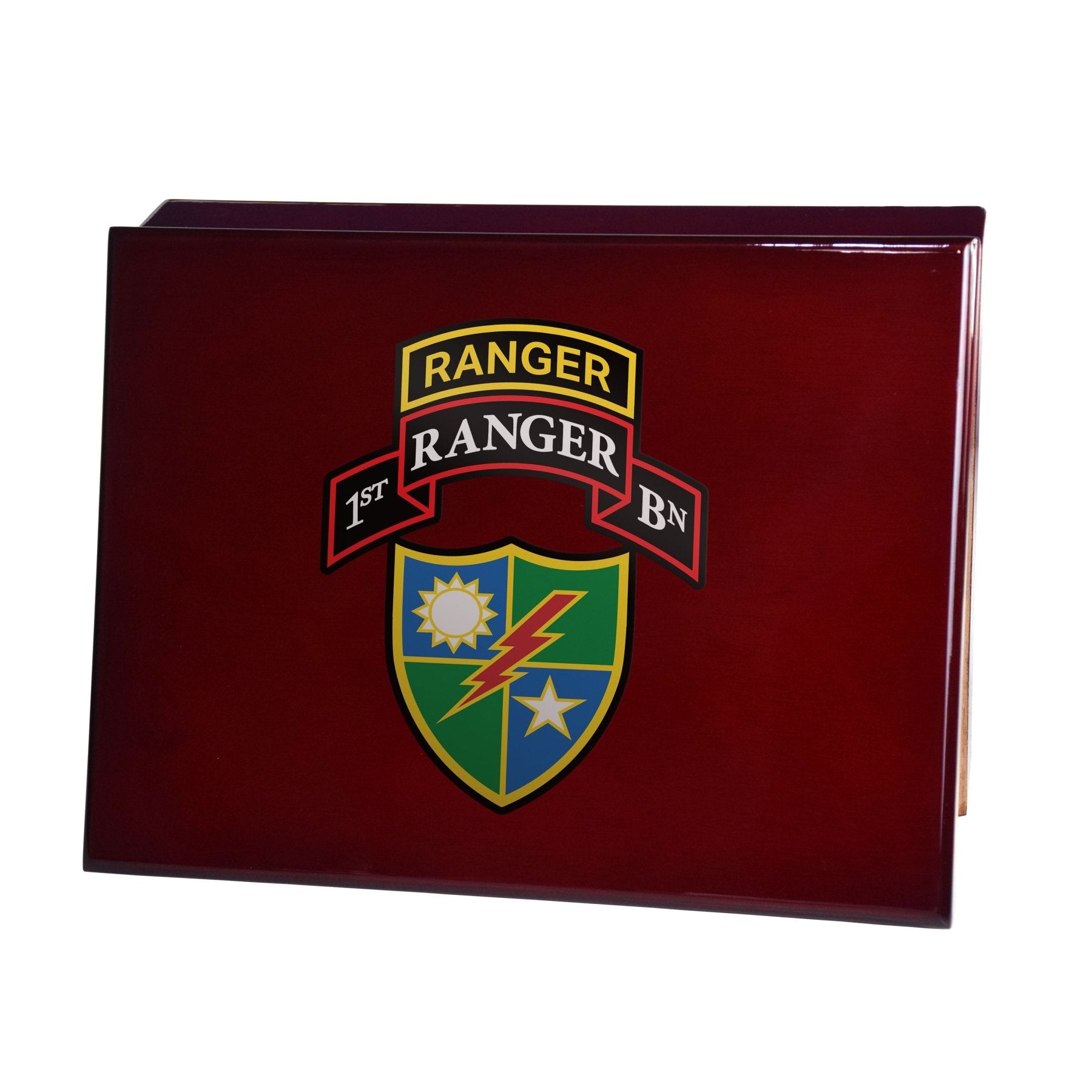 Ranger Batt UV Printed Cigar Humidor - 1st Battalion - Humidor