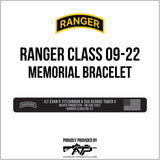 Ranger Class 09 - 22 Memorial Bracelet - Laser Engraving