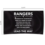 Ranger Creed - Stanza 1 - Horizontal - Flag