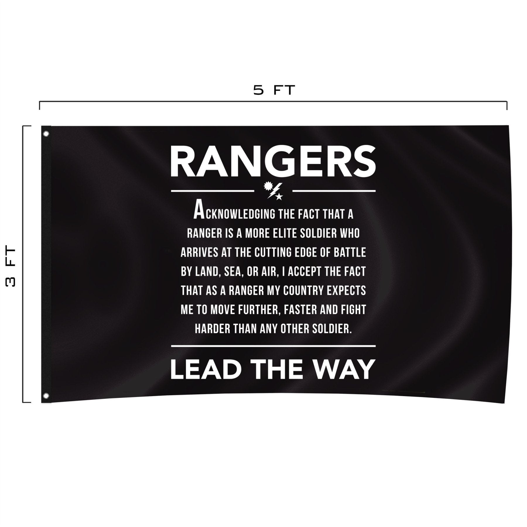 Ranger Creed - Stanza 2 - Horizontal - Flag