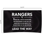 Ranger Creed - Stanza 6 - Horizontal - Flag