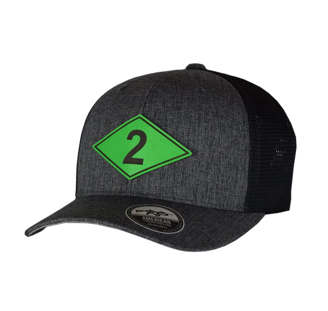 Ranger Diamond Leather 110M - Green Leather - Headwear