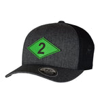 Ranger Diamond Leather 110M - Green Leather - Headwear