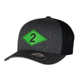 Ranger Diamond Leather 110M - Green Leather - Headwear