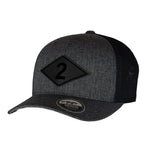 Ranger Diamond Leather 110M - Black Leather - Headwear