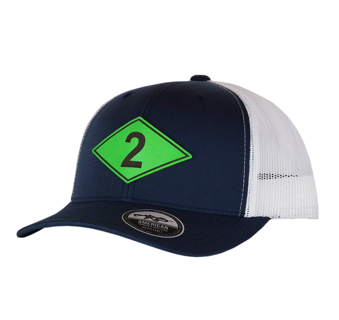 Ranger Diamond Leather SnapBack - Green Leather - Headwear