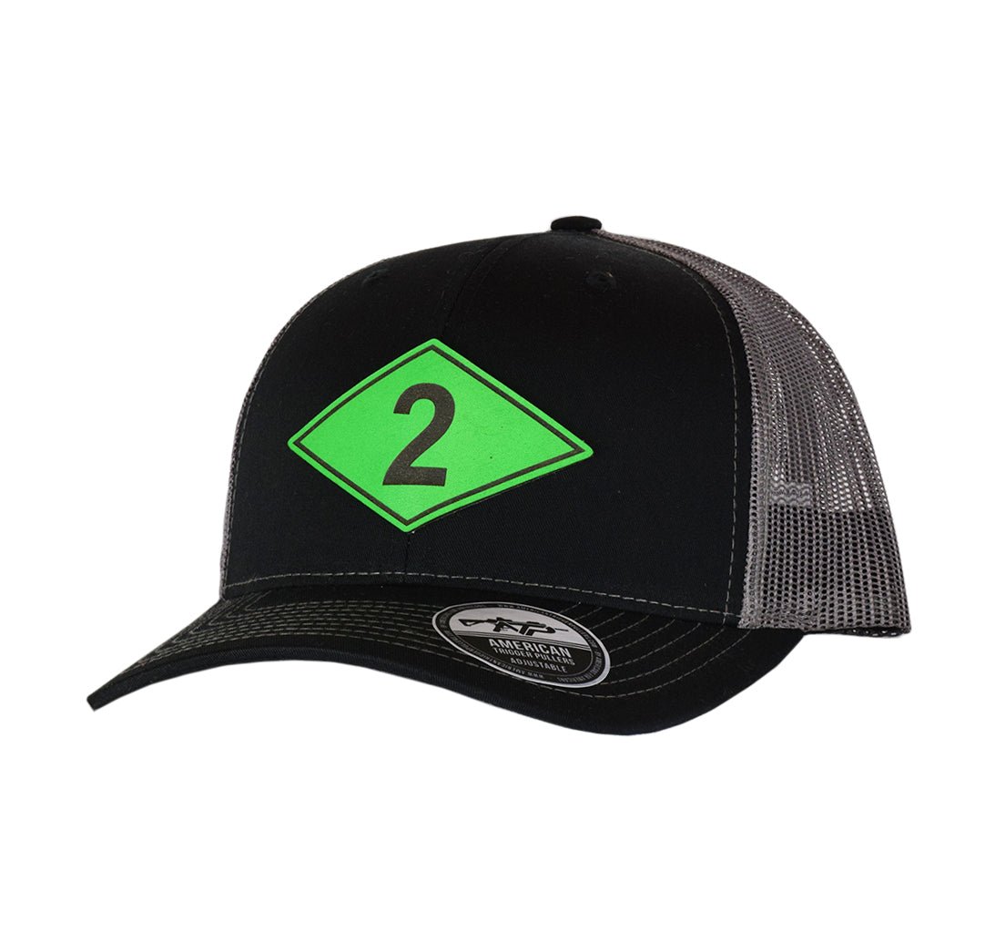 Ranger Diamond Leather SnapBack - Green Leather - Headwear