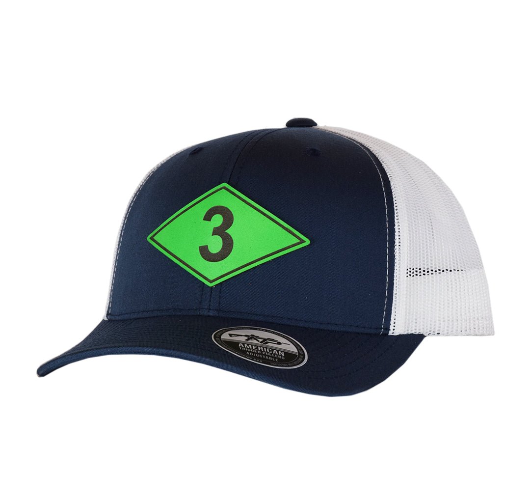 Ranger Diamond Leather SnapBack - Green Leather - Headwear