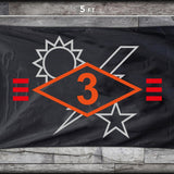 Ranger Diamond SSB Tick Marks - 3' x 5' - Flag