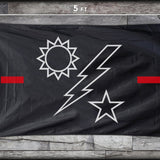 Ranger DUI Batt Tick Flag - 3' x 5' - Flag