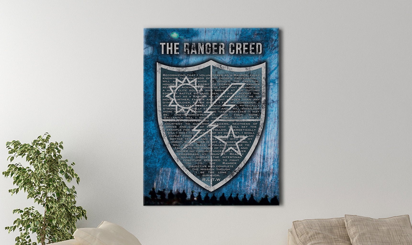 Ranger DUI Creed - Loose Canvas - Canvas