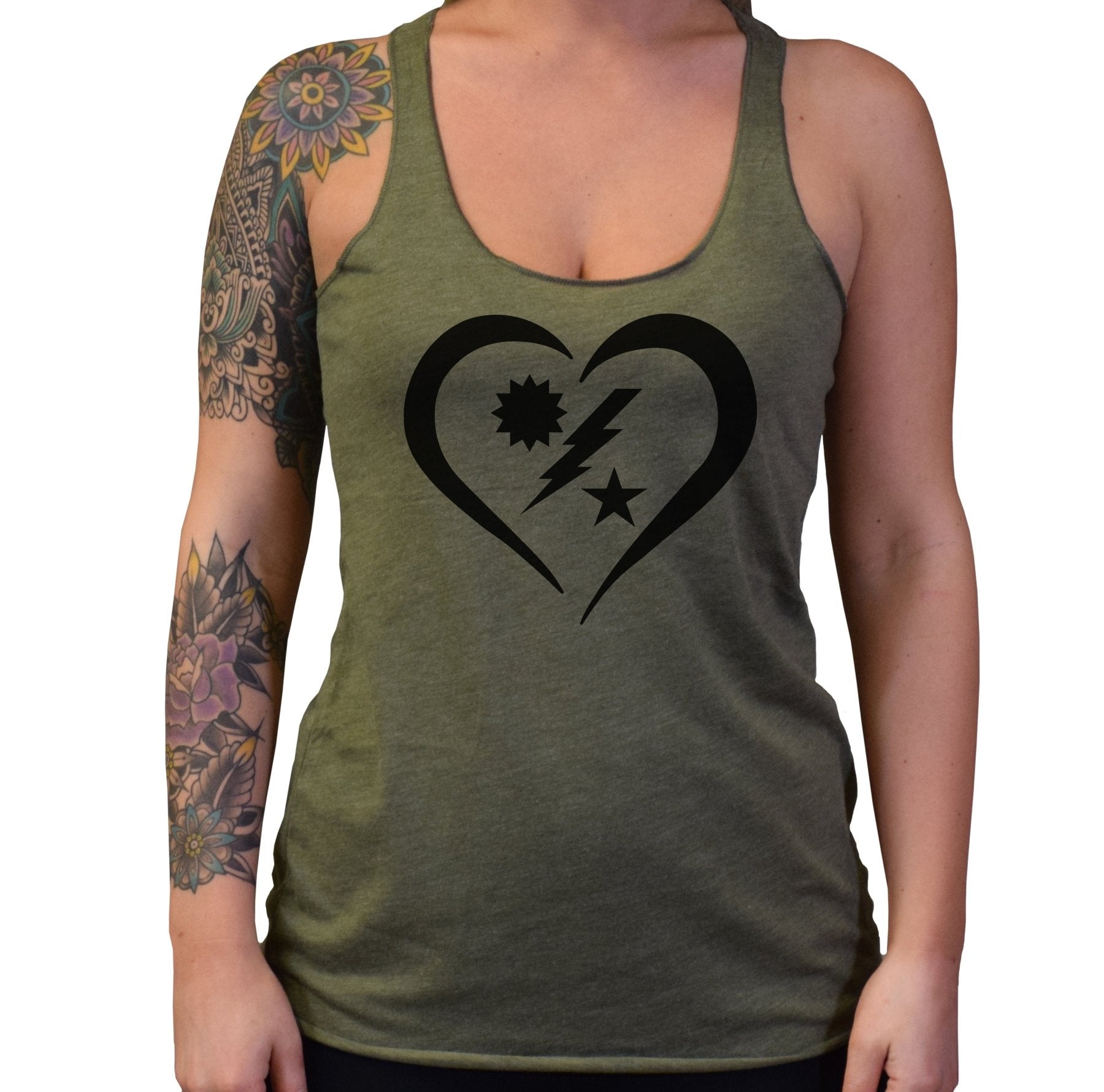 Ranger DUI Heart Tri - Blend - Small - Tank