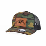 Ranger DUI Scroll Leather Snap - Back - 1st Batt - Headwear