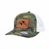 Ranger DUI Scroll Leather Snap - Back - 1st Batt - Headwear