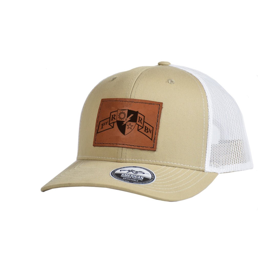 Ranger DUI Scroll Leather Snap - Back - 1st Batt - Headwear