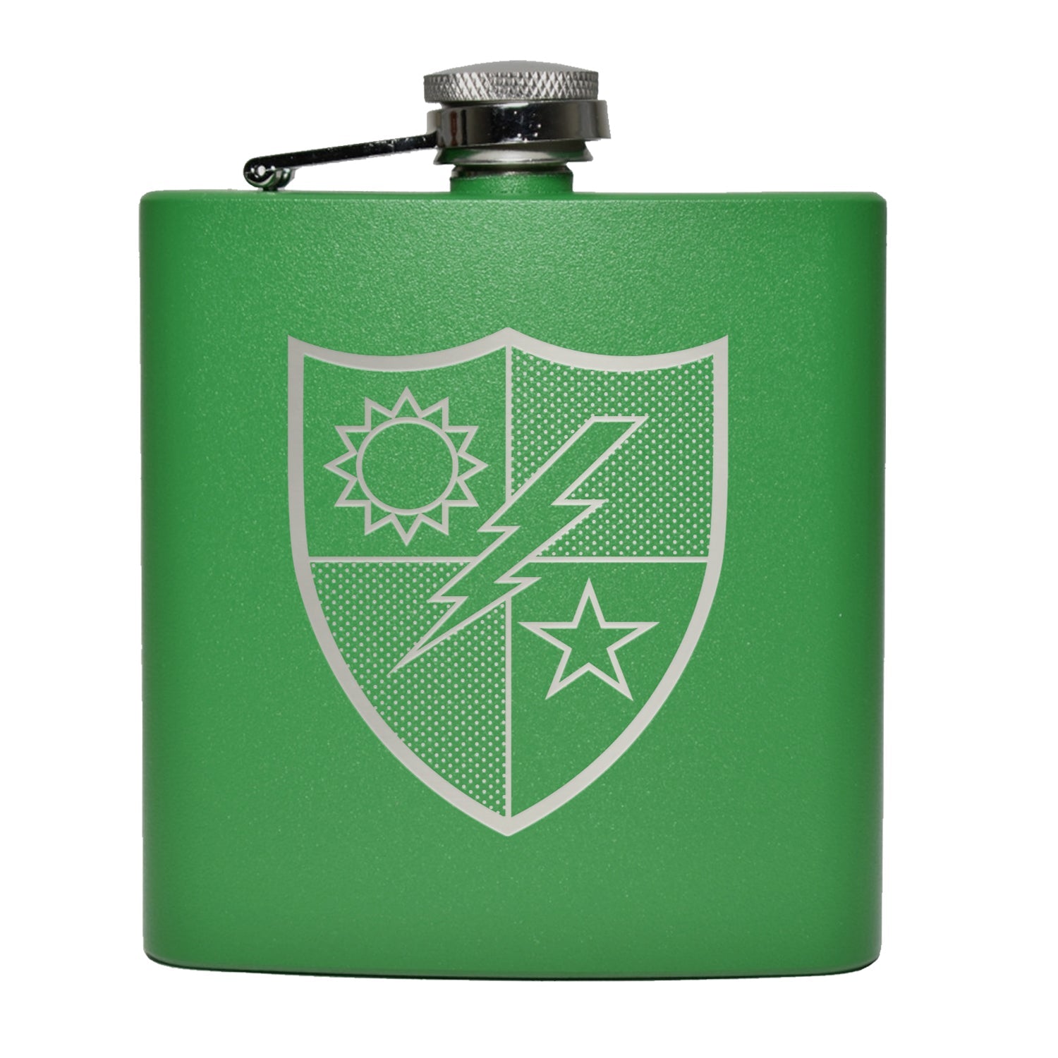 Ranger Green Flask - 6oz Green Flask - Flasks