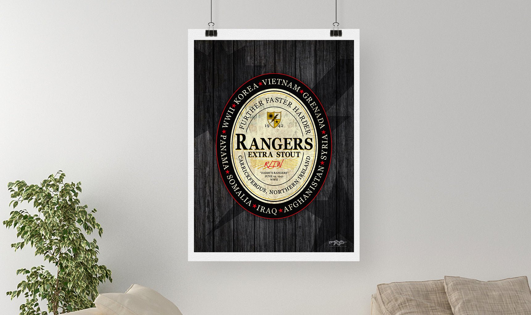 Ranger Guinness Canvas - Stretched Canvas - Canvas