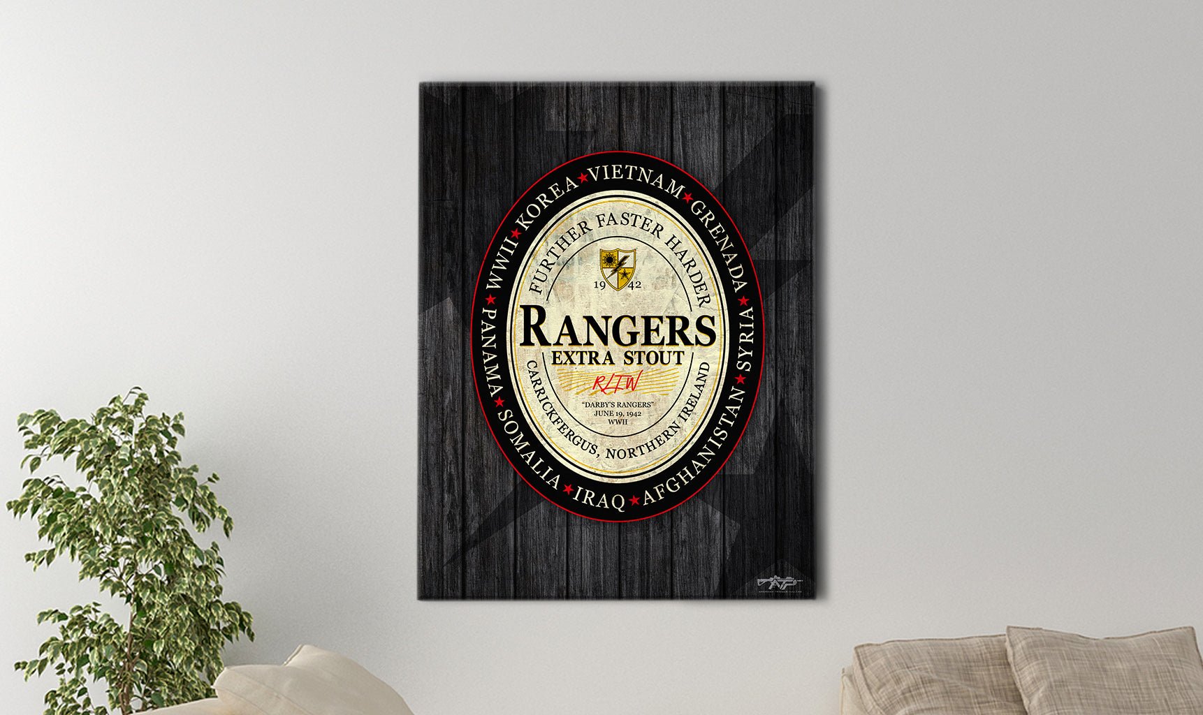 Ranger Guinness Canvas - Loose Canvas - Canvas