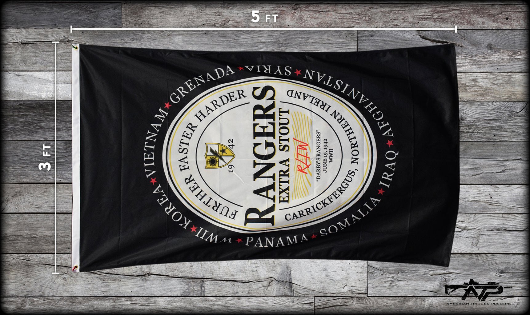 Ranger Guinness Flag - 3' x 5' - Flag