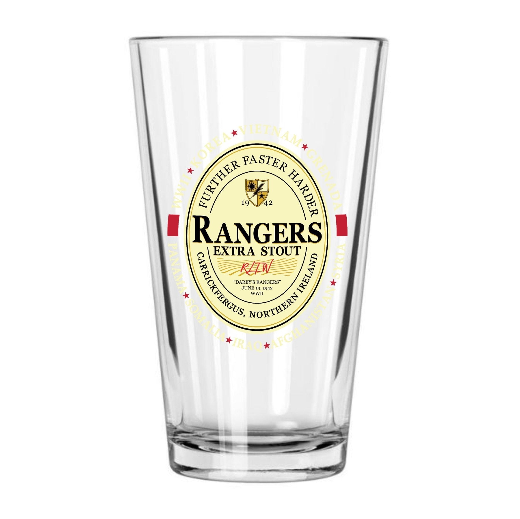 Ranger Guinness Pint Glass Set - 16oz - Glassware