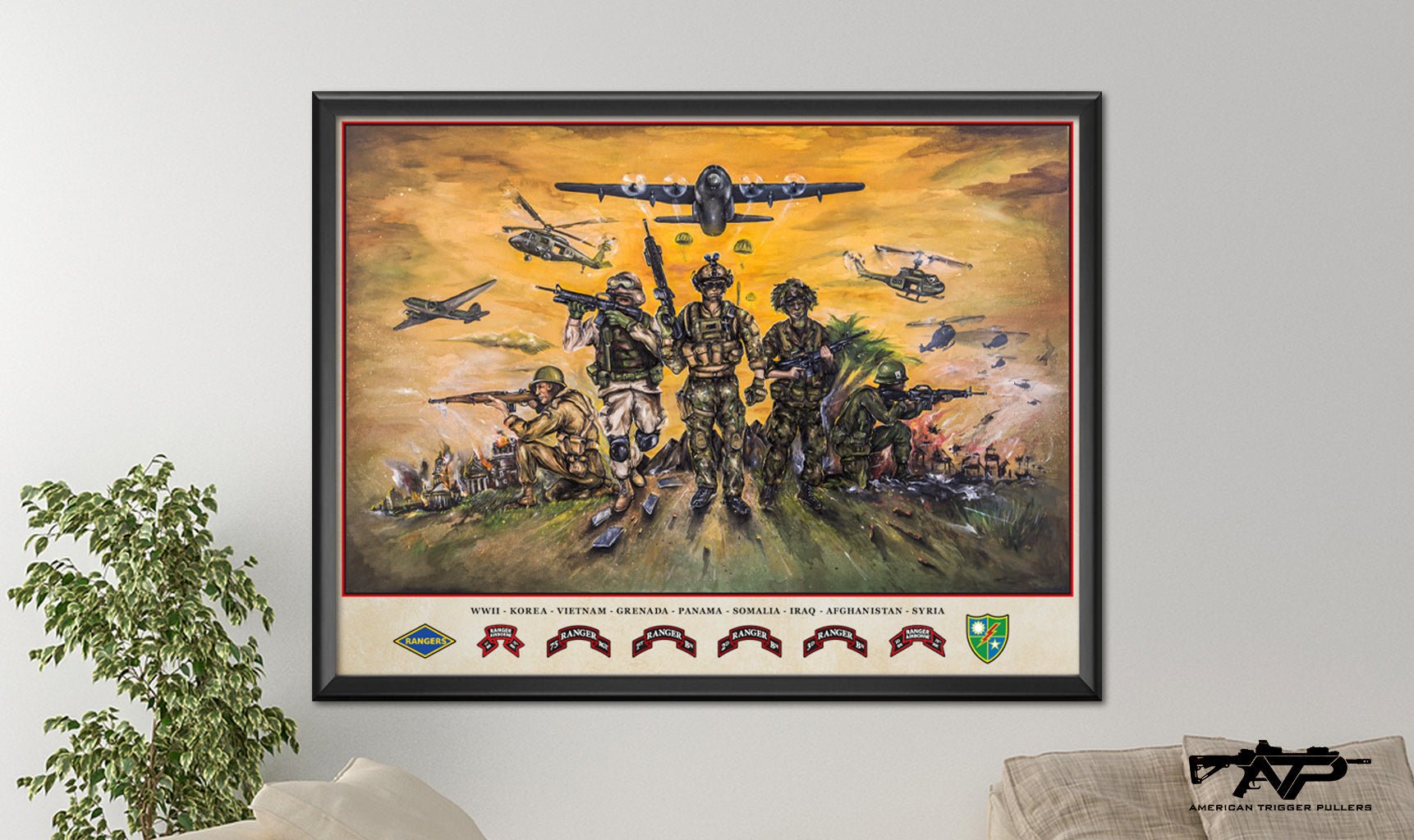 Ranger Lineage Painting - Canvas - Print