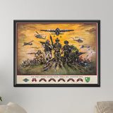 Ranger Lineage Painting - Canvas - Print